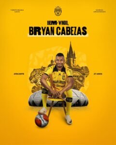 Bryan Cabezas en Amazonas FC: conoce los detalles del acuerdo del club con el exdelantero del Fluminense