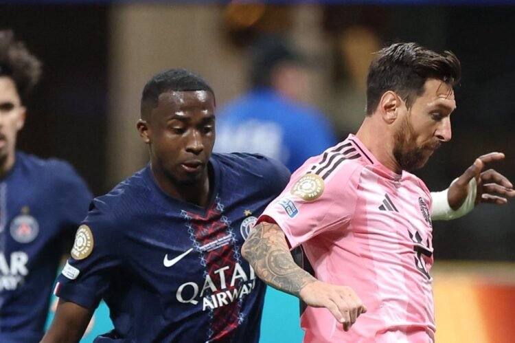 Willian Pacho brilla y sostiene la defensa del PSG en goleada sobre Inter Miami