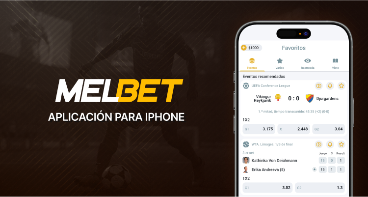 Aplicación para iPhone Melbet Ecuador
