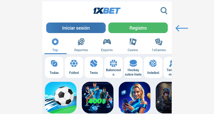 Registro en 1xbet con un solo clic 1xbet Ecuador