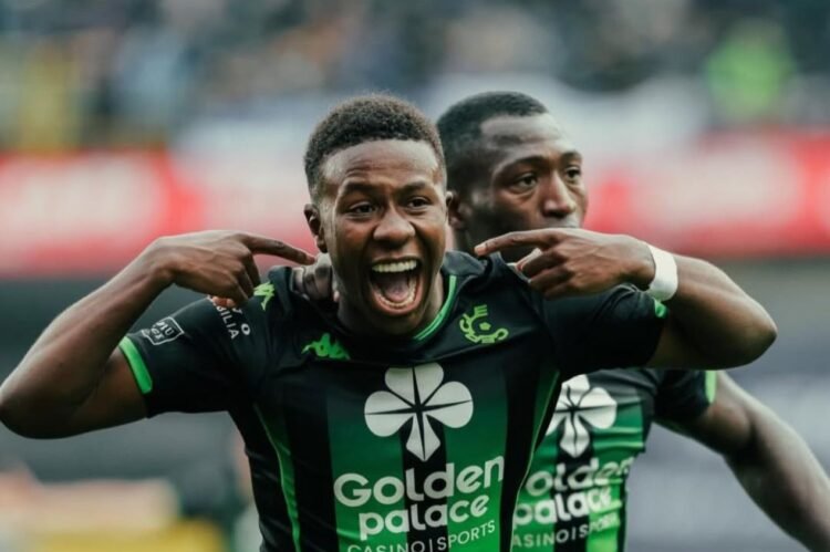 Con buena actuación y un tiro al palo, Alan Minda brilla en el debut del Cercle Brugge en la Liga Belga